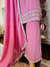 Hand embroidered pant suits