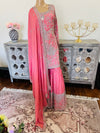 Hand embroidered garara suit