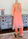 Hand embroidered kaftan