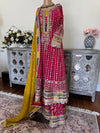 Hand embroidered anarkali suit