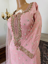 Hand embroidered garara suit