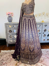 Hand embroidered lehnga
