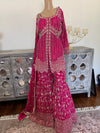 Hand embroidered garara suit
