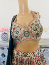 Hand embroidered lehnga