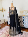 Floor length dress with duppata