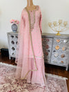 Hand embroidered garara suit