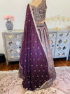 Hand embroidered lehnga