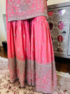 Hand embroidered garara suit