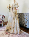 Hand embroidered lehnga