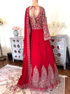 Floor length dress with duppata