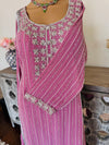 Hand embroidered pant suits