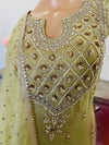Hand embroidered garara