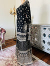 Hand embroidered garara suit