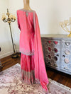 Hand embroidered garara suit