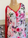 Georgette Anarkali suit with pajami