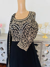 Floor length dress with duppata