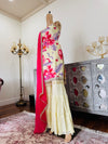 Hand embroidered garara suit