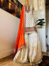 Hand embroidered garara suit