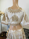 Hand embroidered lehnga