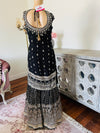 Hand embroidered garara suit