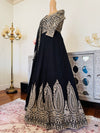 Floor length dress with duppata