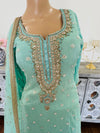 Hand embroidered garara suit