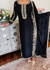 Hand embroidered pant suit
